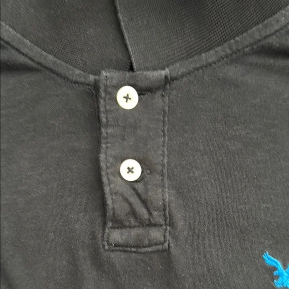 American Eagle Black Polo Shirt - Picture 5 of 5
